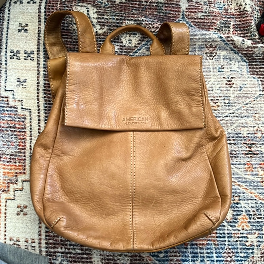 American Leather Co Small Bookbag